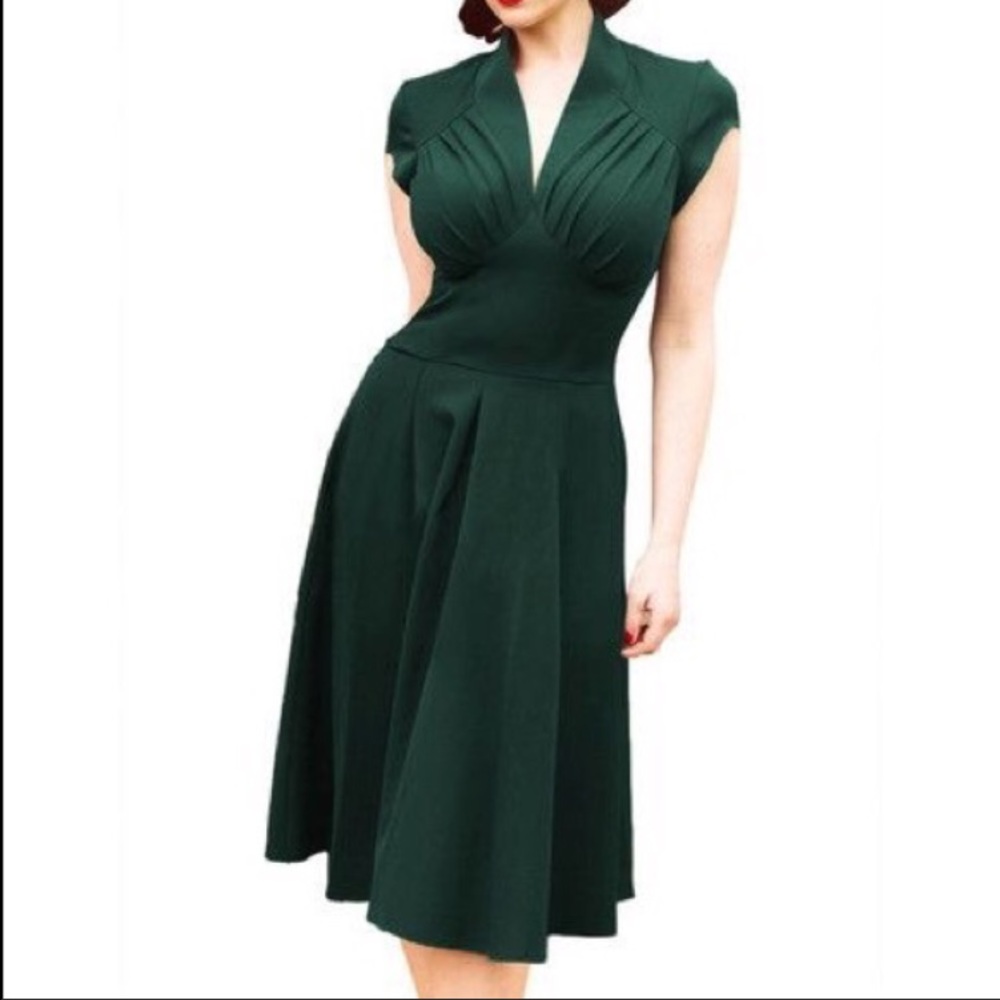 Green dress